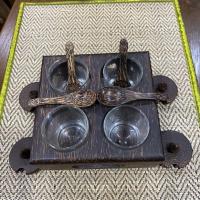 ราคา 1ชุด ตะกร้าเครื่องปรุงไม้4ช่อง กล่องเครื่องปรุงไม้4ช่อง ชุดเครื่องปรุงไม้4ช่องพร้อมช้อนกับแก้ว ที่ใส่เครื่องปรุงไม้4ช่อง (16219826889)