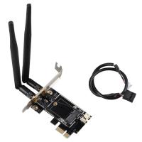 ราคา PCI E X1 to M 2 NGFF E Key WiFi Wireless Network Adapter Converter Card with Bluetooth for Desktop PC (9443607130)