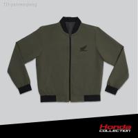 ราคา เสื้อแจ็กเกต ลิขสิทธิ์แท้ ฮอนด้า เสื้อฮอนด้าแจ็คเก็ต สีเขียวเข้ม สไตล์แคชชัวร์ gift (11027919032)