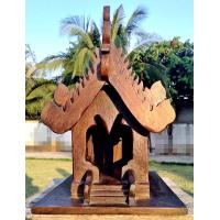 ราคา ส่งฟรีEMS ศาลพระภูมิ ไม้สัก ศาล ศาลา ศาลไม้ ศาลพระภูมิไม้ ศาลเจ้าที่ 22x33cm Spirit house wood house Thai house teak house ghost house woodcarving house Thai house teak house teak wood woodcraft FREE 