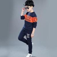 ราคา ชุดเสื้อผ้าเด็กผู้ชาย 5 12 ปีชุดกีฬาฤดูใบไม้ผลิเสื้อแขนยาว กางเกง (1240960209)