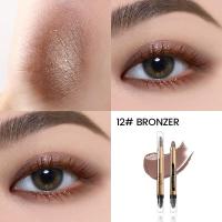 ราคา IMAGIC Gradient Eye Shadow ปากกากันน้ำ Sweatproof Pearlescent Fine Flash Lazy Eyeshadow Stick สองสี (18277749333)