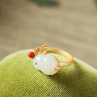 ราคา Her Lab Jewelry สร้อยข้อมือหยกสีขาวหยกกระต่ายสร้อยคอต่างหูแหวนแฟชั่นชุดเครื่องประดับเดี่ยวเครื่องประดับชุบทอง18K เครื่องประดับผู้หญิง (17268318243)