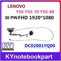 ราคา สายแพรจอ Lenovo Ideapad Y50 Y50 70 Y50 80 30Pin DC02001YQ00 (17413310737)