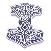 ราคา อาร์ม ตัวรีดติดเสื้อลายค้อนของธอร์ THORS HAMMER OF THOR CELTIC NORSE VIKING GOD IRON ON EMBROIDERY PATCH ขนาด 2 5 x3 1 นิ้ว (636726902)