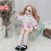 ราคา DISFUNNY ตาสีน้ำตาล ตุ๊กตา BJD 30ซม กับรองเท้าเสื้อผ้า ข้อต่อขยับได้12ข้อ ตุ๊กตาเด็กผู้หญิงของเล่น ของขวัญวันคริสต์มาส 1 6 ตุ๊กตาชุดเด็กผู้หญิง ของเล่นเด็กเล่น (20445584804)