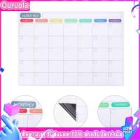 ราคา Ouruola ปฏิทินแม่เหล็กลบได้กระดานไวท์บอร์ดไวท์บอร์ดรายสัปดาห์ รายเดือน (17043564444)