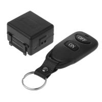 ราคา สวิทซ์ควบคุมรีโมทคอนโทรลไร้สายแบบทั่วไป DC 12V ชุดเครื่องส่งตัวรับสัญญาณ MHZ 1CH 10A 2ปุ่มกันน้ำ (20240141792)