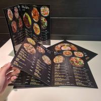 ราคา หนังสือเมนูอาหาร สั่งพิมพ์ พร้อมเข้าเล่มเย็บแม็ค ออกแบบฟรี (20335139789)