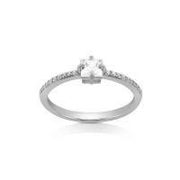 ราคา Jewellista แหวน Gala เงินแท้ 925 แหวนพลอยชู ประดับพลอย CZ (16116234219)