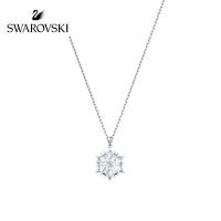 ราคา Swarovski MAGIC Beautiful Snowflake Simple and Romantic Charm Wild Womens Necklace Girlfriend Gift (19756524151)
