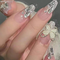 ราคา เล็บผสมสีนู้ดอกหักเล็บปลอมข้ามพรมแดนเล็บสติ๊กเกอร์24ชิ้นผลิตภัณฑ์สำเร็จรูปขายส่งเล็บปลอม (20741064605)