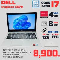 ราคา Notebook Dell Inspiron 5570 Core I7 Gen 8 SSD M 2 128GB HDD 1TB VGA 4 GB หน้าจอ 15 6 นิ้ว Silver เครื่องพร้อมใช้ (20559292708)