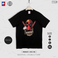 ราคา ส่งฟรี เสื้อยืด Deadpool เดดพูล ลิขสิทธิ์แท้ มาร์เวล รุ่น MVX 318 เสื้อ Marvel แท้ MLXL2XL (17264750464)