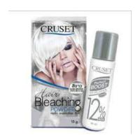 ราคา ครูเซ็ท ครีมฟอกสีผม กัดสีผม ก่อนทำสี 15 กรัม Cruset Hair Bleaching Powder 15g (18454060693)