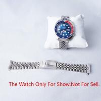 ราคา New สายนาฬิกาข้อมือ Seiko Turtle Prospex PADI ทรงโค้ง 22 มม สําหรับ Seiko King Turtle WatchBand Jubilee (19817048016)