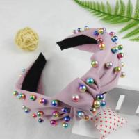 ราคา เนคไทสีลูกกวาดย้อมสีที่มัดผมมุกผ้าสีเข้มง่ายและอเนกประสงค์ที่คาดผมแบบผ้าอุปกรณ์เสริมพร้อมปมตรงกลาง Htqhgjdg (20131253753)