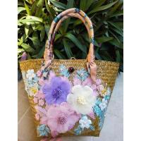 ราคา มาใหม่ กระเป๋าสานกระจูดลายดอกไม้3Dงานสวยดูดีมากขนาด 8 9 นิ้วทรงคิม (16927418215)