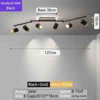 ราคา Ming Ben ไฟส่อง LED โลหะแอลอีดี6ดวงพร้อมรางหมุนได้แสงอุ่นสีขาวสปอร์ตไลท์เพดาน220โวลต์สำหรับห้องนั่งเล่นสโตร์ (19773851932)