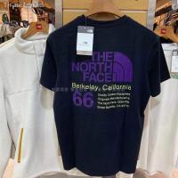 ราคา เสื้อยืดแขนสั้นผ้าฝ้ายระบายอากาศพิมพ์ลาย North Face สําหรับผู้ชายและผู้หญิง (19602855100)