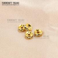 ราคา ข้อเพชร 4มิล 6มิล แพ็ค10ชิ้น งานทองแดงชุบทอง14K 18K เกรดพรีเมียม ตัวคั่นลูกปัด เม็ดคั่น ล้อเพชร เงิน ทอง (15619631871)