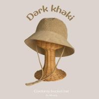 ราคา Corduroy Bucket Hat หมวกบัคเก็ตผ้าลูกฟูก มีสายคล้อง พร้อมส่ง 20 สี (19439121052)