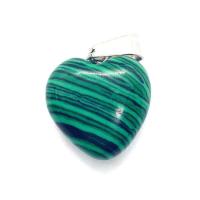 ราคา จี้สร้อยคอรูปหัวใจหินธรรมชาติอะเวนจูรีนสีเขียวคริสตัลอาเกตสีชมพูจี้กำไล DIY ต้นสนสีฟ้าเครื่องประดับต่างหู (17365451241)