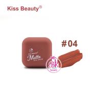 ราคา Kiss Beauty ลิป ลิปสติก ลิปกลอส เนื้อแมตต์ กำมะหยี่ ลิปแมท ลิปจุ่ม กันน้ำ ติดทนนาน เม็ดสีที่คมชัด อิ่มตัว สดสวย (15034474437)