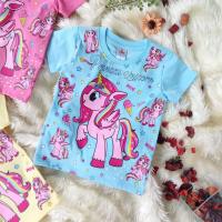 ราคา เสื้อยืดเด็กหญิง Princess Unicorn MP660157 4 8 และ 10 14 สำหรับเด็ก4 6ขวบและ6 12ขวบ สินค้าพร้อมส่ง (17774828913)