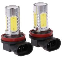 ราคา FOG LAMP หลอดไฟตัดหมอกไฟตัดหมอก หลอดไฟรถยนต์LED ขั้ว H11 5cobชิปแสงสีไอซ์บลู สีขาว สีเหลืองจำนวน2หลอด (388721876)