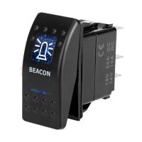 ราคา สวิตช์ไฟ Led 12 24V 5ขาสวิทช์โยกสำหรับไฟท้ายเรือรถบรรทุกแผงสวิตช์ไฟรถยนต์สีน้ำเงินพร้อมคันโยกสลับไฟส่องสว่างคู่ (18702745103)