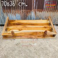 ราคา HNGM หิ้งพระ หิ้งพระเหลี่ยมไม้สักทอง 70 36 ซม หิ้งพระเหลี่ยมไม้สักติดผนัง หิ้งวางไอ้ไข่ สีใส (9850960121)