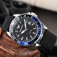 ราคา Emporio Armani Men Watch Quartz Calendar Luxury Business Steel Strap Battery Best Gifts NEW EAN LYUE (19496260886)