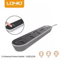 ราคา LDNIO สายไฟป้องกันไฟกระชาก3ทางสายขยายช่องเก็บได้ปลั๊ก UK ยาว2เมตรมี3พอร์ต USB สำหรับชาร์จ3 4A ทุกประเภท (17125491958)