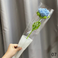 ราคา ช่อดอกไม้เทียมไหมพรมลายดอกกุหลาบไล่ระดับสีของตกแต่งงานแต่งงานดอกไม้ถักด้วยมือบนโต๊ะในบ้านดอกไม้ประดิษฐ์ถักที่สร้างสรรค์ (18297965485)