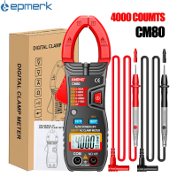 ราคา electronicshop ANENG CM80 Clamp Meter Clamp Type Multimeter 4000 Counts Auto Range Voltmeter 500A AC Ammeter Resistance Meter พร้อมไฟฉาย (15433863064)