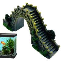 ราคา Aquarium Decoration Bridge Garden Decoration Arch Small Artificial Garden Bridge Aquarium Decor Mini PVC Bridge For Turtle Tortoise Tank newcomer (20355626221)