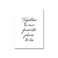 ราคา Happy Family Quote Wall Art Love Heart Print Nordic Style Canvas Painting Ideal For Bedroom Decor Black And White Abstract Design Poster (20242083746)