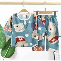 ราคา ชุดนอนเด็กผู้หญิง ชุดนอนเด็กผญ ชุดนอนเด็กขายาว แขนขา3ส่วน ผ้าCotton Silk ผ้าบาง ใส่นอนสบาย ไม่ร้อน สินค้าพร้อมส่ง (15108136247)