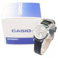 ราคา กล่อง คู่มือ casio สายหนัง กันน้ำ สีน้ำตาล นาฬิกาข้อมือผู้หญิงและผู้ชาย นาฬิกาคาสิโอ้ ควอตซ์หญิง นาฬิกาcasio RC611 2 (12364234987)