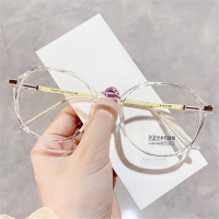 ราคา MOYOKA แว่นกรองแสง แว่นตากรองแสง แว่นตาแฟชั่นรังสี ผู้หญิง ผู้ชาย รอบ กรอบ เลนส์ใส ขาวัดยางยืด TR90 ลายดาว แว่นตากรองแสง แว่นตา แว่น แว่นกรองแสง (8541830734)