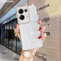 ราคา NORVIK เคสใส่โทรศัพท์นิ่มชุบหรูหราใหม่สำหรับกล้องเลนส์8 Pro 5G OPPO Reno เคสมือถือสีแมทกันกระแทกรวมทุกอย่าง N1 D3ฝาหลัง (21054217595)