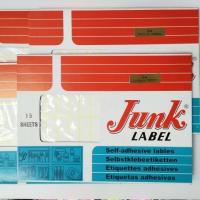 ราคา ป้ายสติกเกอร์เอนกประสงค์พร้อมติด Junk Label ขนาด A1 A12 15แผ่นใหญ่ 1แพ็ค (4454696233)