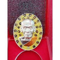 ราคา หลวงพ่อพัฒน์ วัดห้วยด้วน รุ่นหน้ายักษ์ มหาบารมีรวยเงินล้าน เยื่ออัลปาก้า ลงยาลายเสือดาว แยกชุดกรรมการ No 929 (16969717739)