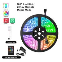 ราคา QIAOYUE ไฟประดับห้อง ไฟเส้น ไฟแต่งห้อง แถบไฟ LED ไฟ RGB ไฟติดผนังห้อง 5050 ไฟledติดห้อง ไฟตกแต่งห้องนอน (19925316870)