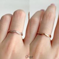 ราคา Tiny wave 14k ring แหวนเกลี้ยงลายคลื่น ตัวเรือนชุบ 14k ไม่ลอกไม่ดำ (19786198834)