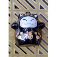 ราคา กระพรวนใหญ่ลายแมวนำโชค สายคล้อง (19604249097)