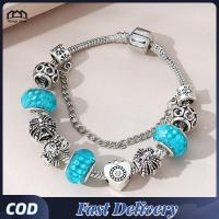 ราคา Wanji Pandora สร้อยข้อมือลูกปัดคริสตัลสำหรับผู้หญิงกำไลรูปหัวใจแบบวินเทจสำหรับเป็นของขวัญเครื่องประดับ (19177661859)