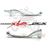 ราคา มือเบรค ซ้าย ขวา Scoopy Zoomer X PCX สีเงิน 1คู่ เมื่อใช้คูปอง เก็บเงินปลายทาง (376219606)