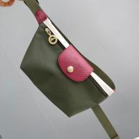 ราคา 100 แท้ Longchamp Official Shop กระเป๋า101700 RE PLAY เป็นมิตรกับสิ่งแวดล้อม Colorblock Mini ไนลอน Fanny Pack ยาว Champ 2022แฟชั่นผู้หญิงกระเป๋า (16385342050)